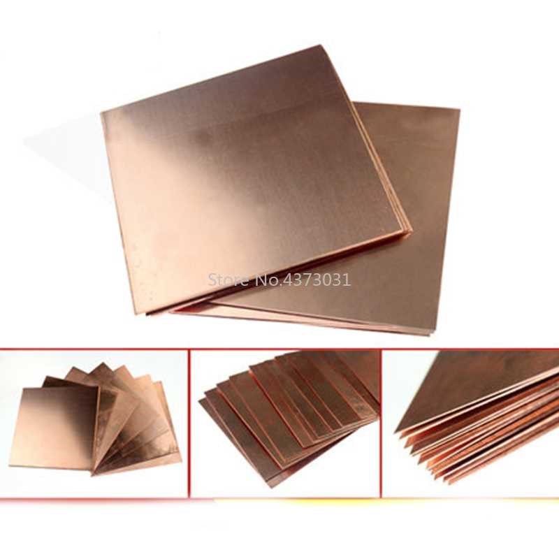 1pc 99.9% Copper Sheet Plate DIY Handmade material Pure Copp