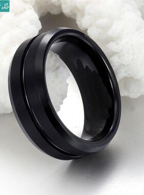 men tungsten steel ring 钛钢戒指男士戒指 jewelry rings male