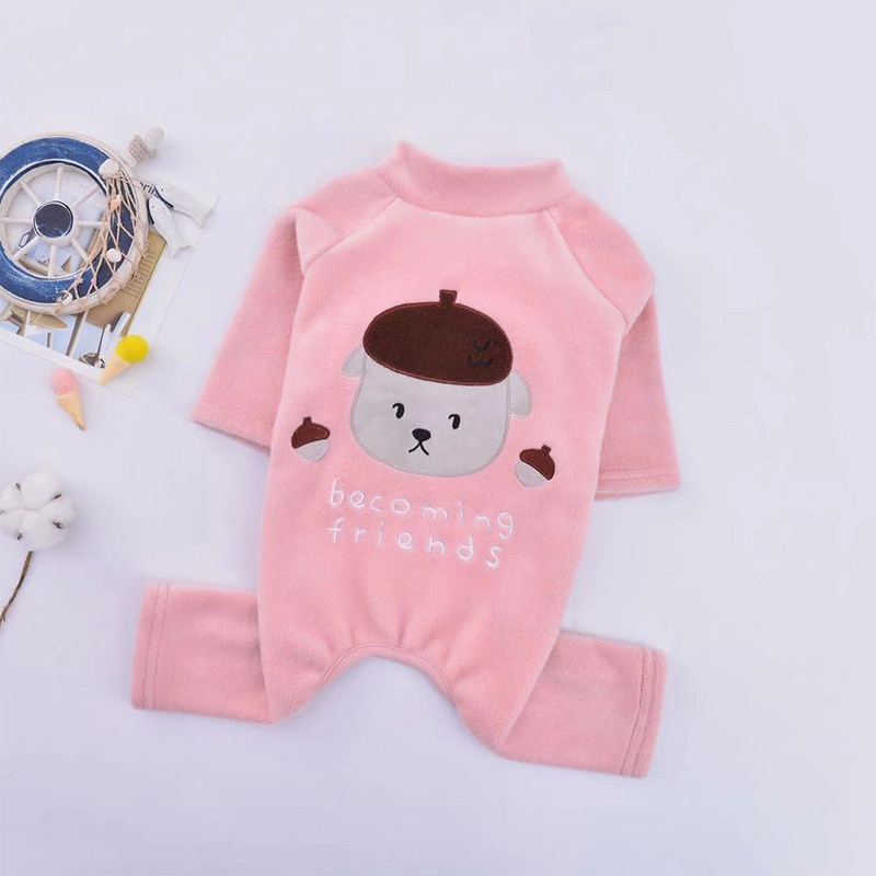 Autumn and winter new pet clothing warm and comfortable dog