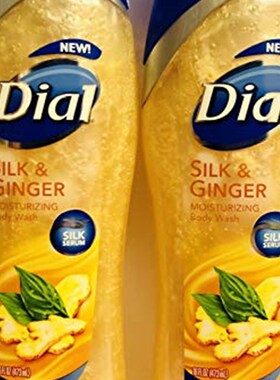 Dial Moisturizing Body Wash - Silk & Ginger - Net Wt. 16 FL