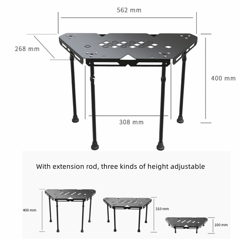 Outdoor Multi-function Splicing Table Camping Bonfire Table
