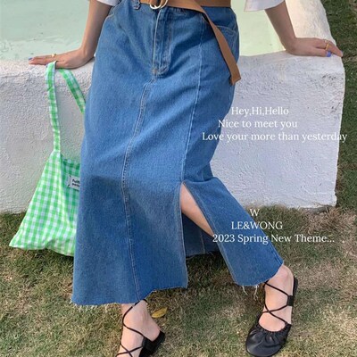 LE & WONG Thirteen Lines Spring and Summer Womens High Wais