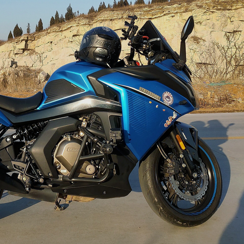 适用于春风400GT保险杠GT650前护杠全包防摔杠竞技杠货架改装配件