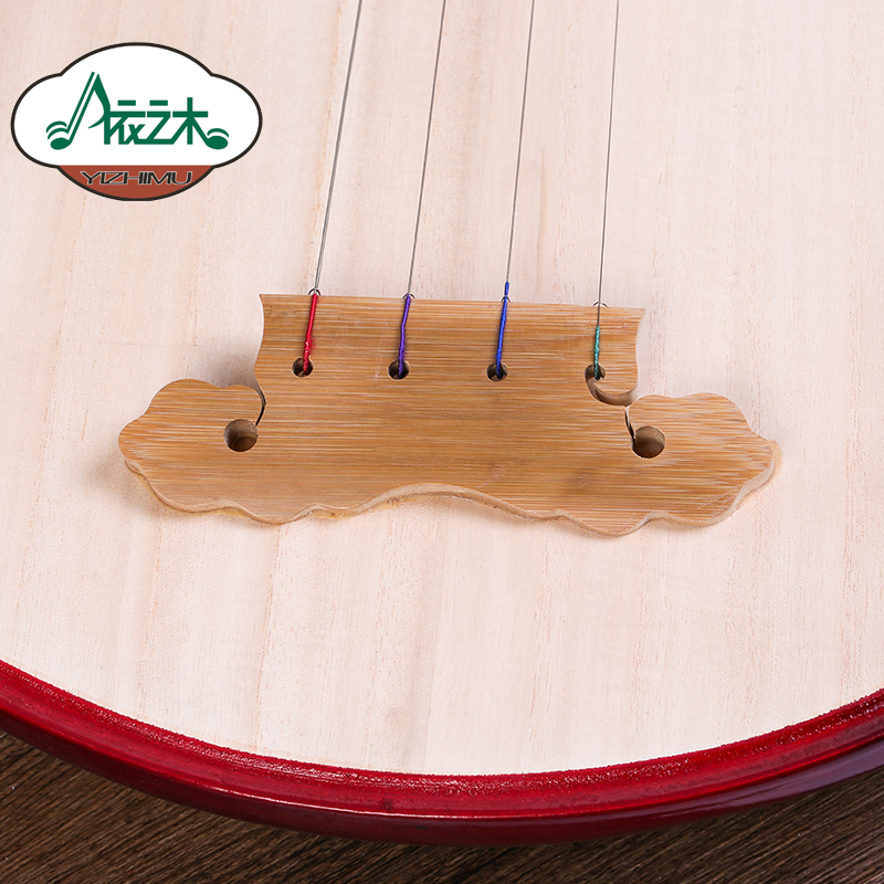 成人琵琶色木材质硬木学习琵琶苏州民族琵琶配件厂家直销初学琵琶