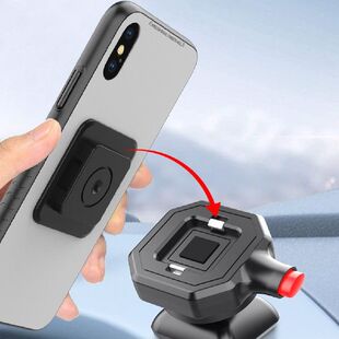 Car Cellphone Holder Dashboard Phone Stand 360 Rotating for