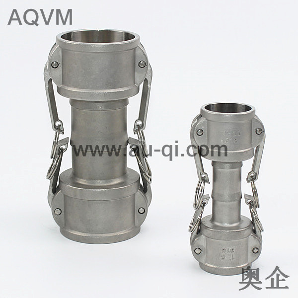 不锈钢304阴端法兰快速接头16693-1996 C型带法兰快速接头HS型