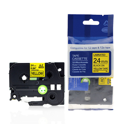 适用兄弟标签机色带24mm36 PT-P710BT/P700/P900进口标签带打印纸