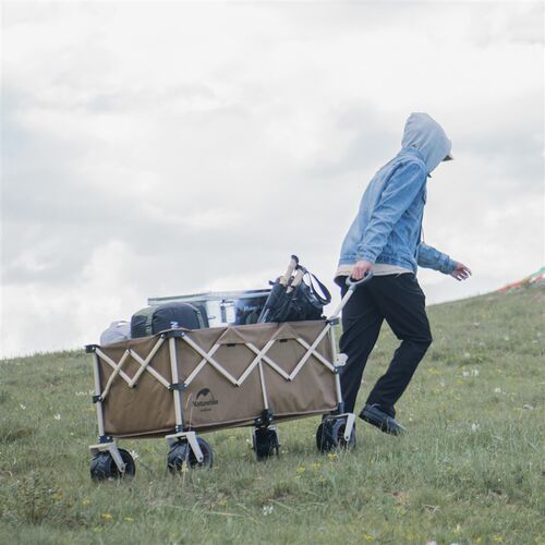 好货Naturehike Camping Outdoor Four-Way Folding Trolley 193L
