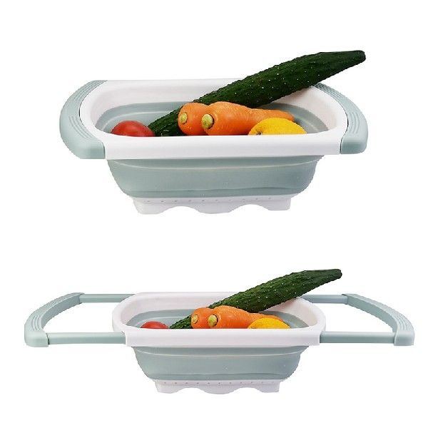 Silica gel folding leachate basket retractable rectangular