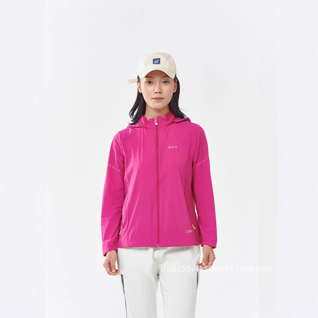 杰恪狼王户外冰丝防晒衣连帽夏季新款女防紫外线透气防晒服轻薄