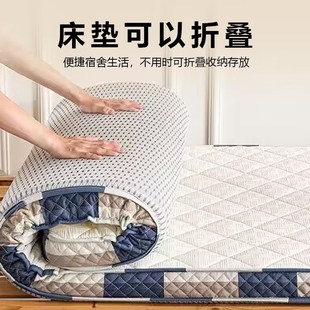 宿舍租房隔脏床垫A类乳胶记忆棉家用床垫单人地铺睡垫柔软可折叠