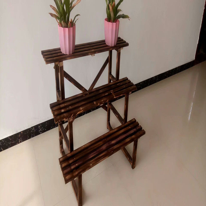 包邮松木花架室内阳台多层阶梯式户外防腐置物架种菜落地式绿萝,住宅家具,花架/花几,淘宝优惠券,粉丝福利购,淘宝优惠卷