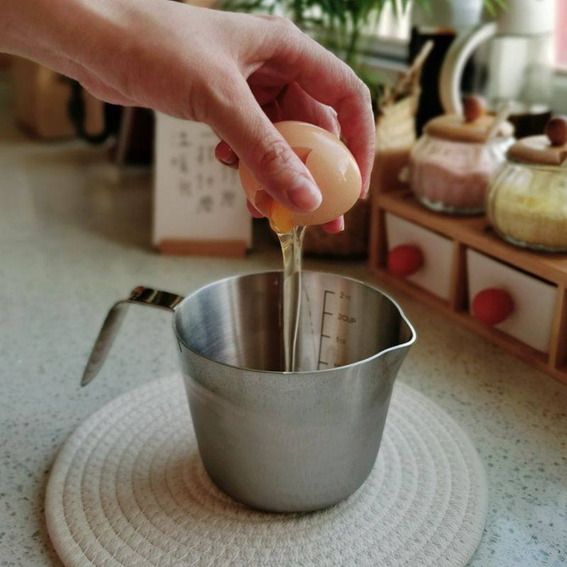 早餐打蛋 304不锈钢迷你奶锅三层钢户外加厚烘焙刻度量杯热油小锅,厨房/烹饪用具,奶锅,淘宝优惠券,粉丝福利购,淘宝优惠卷