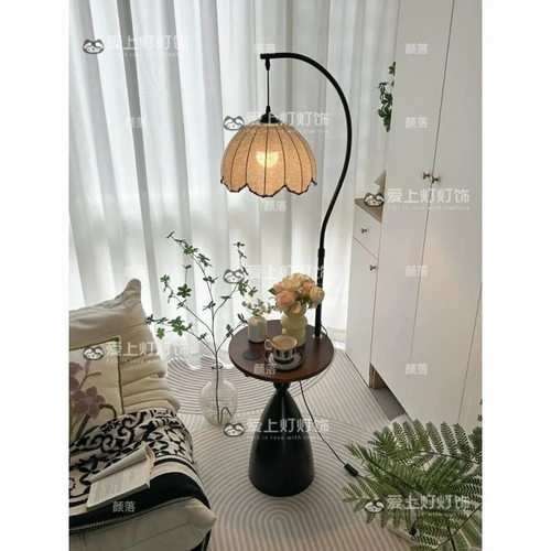 美式复古声控LED升降置物台灯