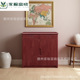 柜家用宿舍内务收纳制式 红色简约现代实木鞋 柜玄关柜大容量鞋 家具