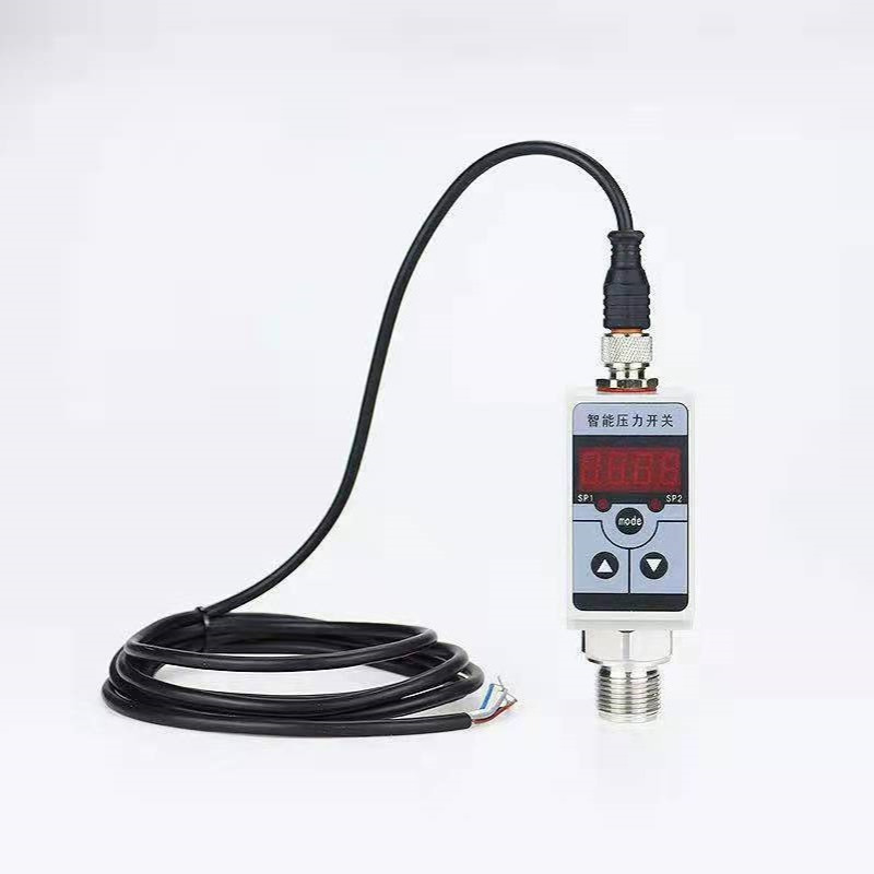 PNP智能压力开关水压液压气压油压电子数显自动控制器0-100Mpa