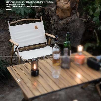 错山户外桌椅套装折叠便携式露营野餐蛋卷桌椅 桌*1+椅*2 MS821