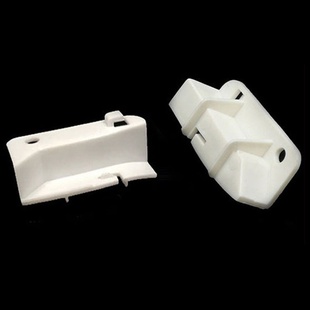 生产白色透明吸顶灯罩底盘卡扣卡脚 卡子塑料灯脚罩子塑料旋转卡