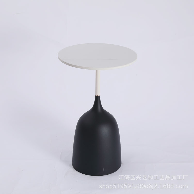 厂家批发茶几边几组合客厅家用佗寂风奶油风圆形简约小户型茶桌子