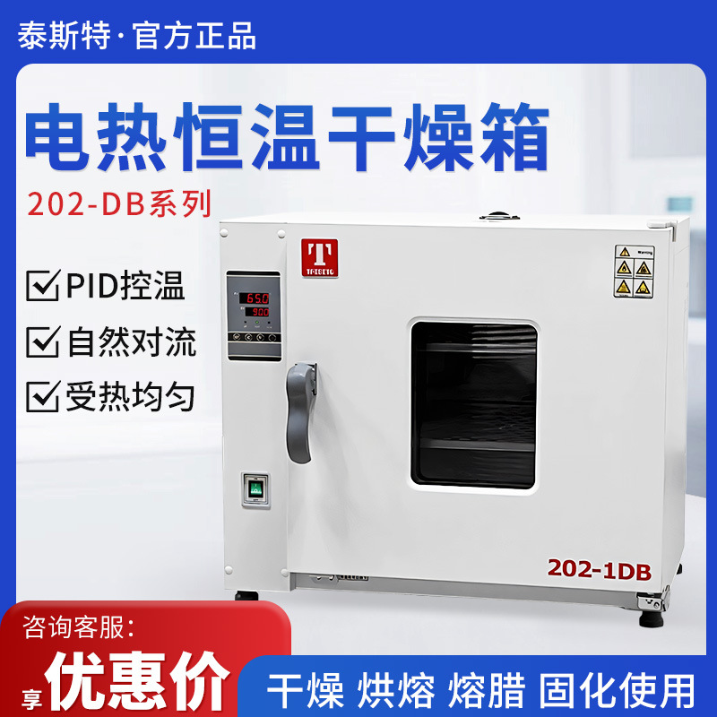 天津泰斯特 202-0DB/1DB/2DB/3DB 电热恒温干燥箱 实验室小型烘箱