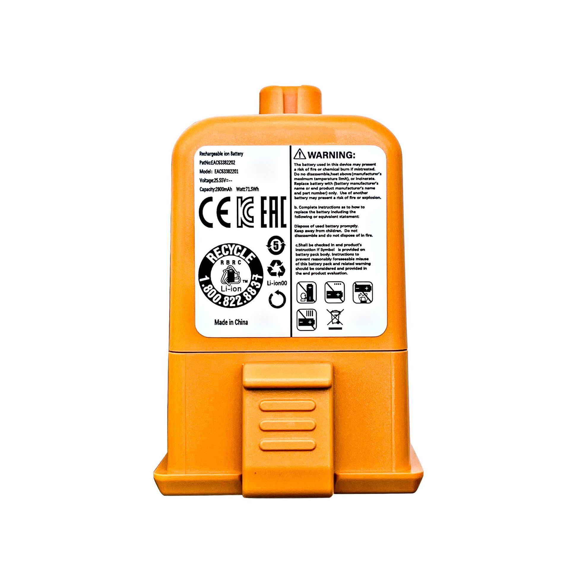 适用LG A9 A9 PLUS A905M A907GMS A905RM EAC63382208吸尘器电池