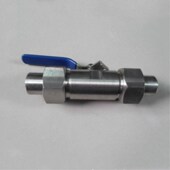 Q21F 批发 不锈钢外螺纹球阀 40P对焊广式 连接球阀