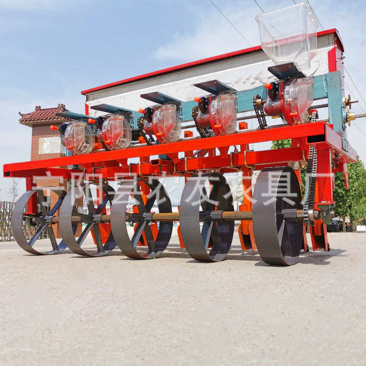 农用大豆播种机行距株距可调节可加施肥喷药花生玉米种植机