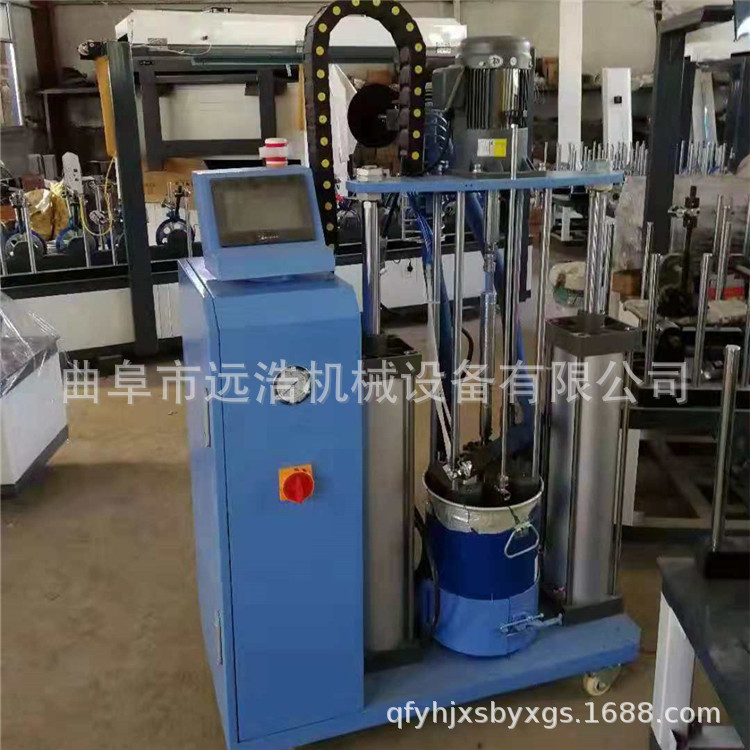 EVA颗粒多轮自动刮胶覆膜冷贴机