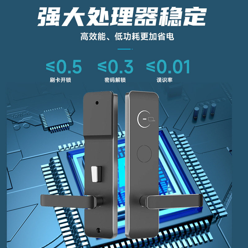 民宿宾馆刷卡感应智能门锁