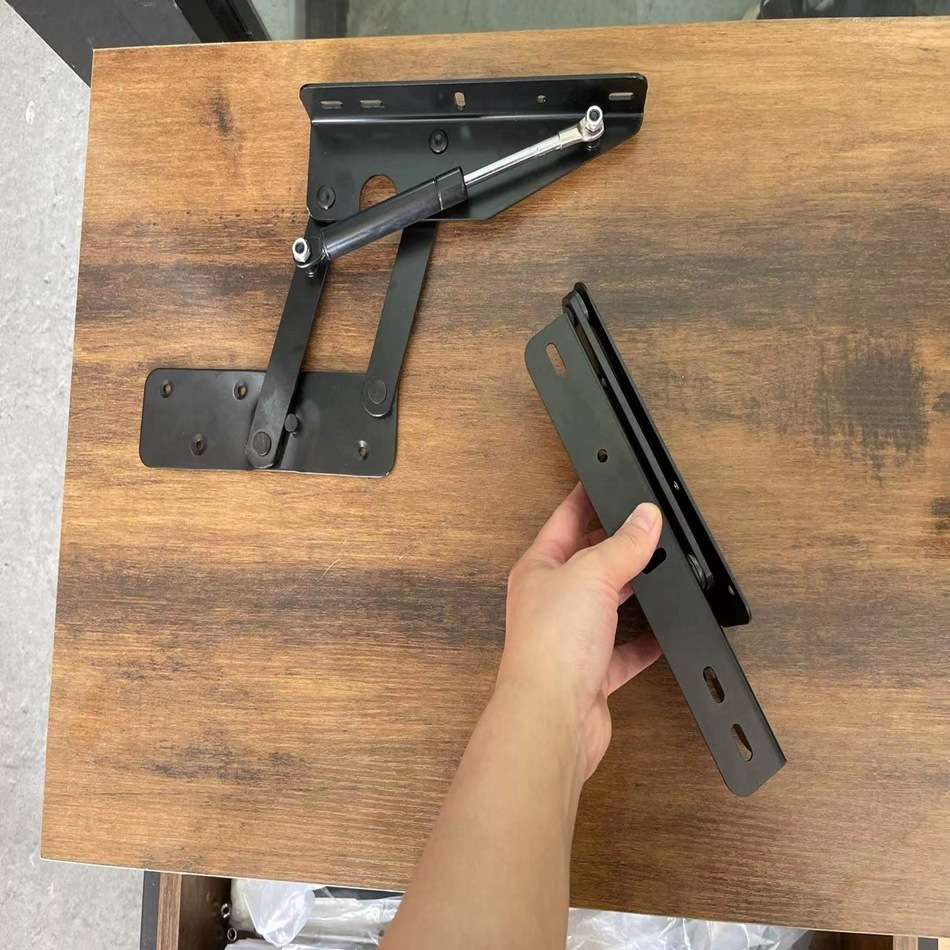 B26-1液压缓冲茶几桌面升降器餐桌两用升降折叠支架多功能家具