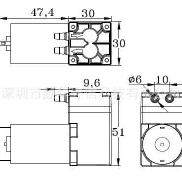 微型气泵微型充气泵微型打气泵DX312-6004-3700