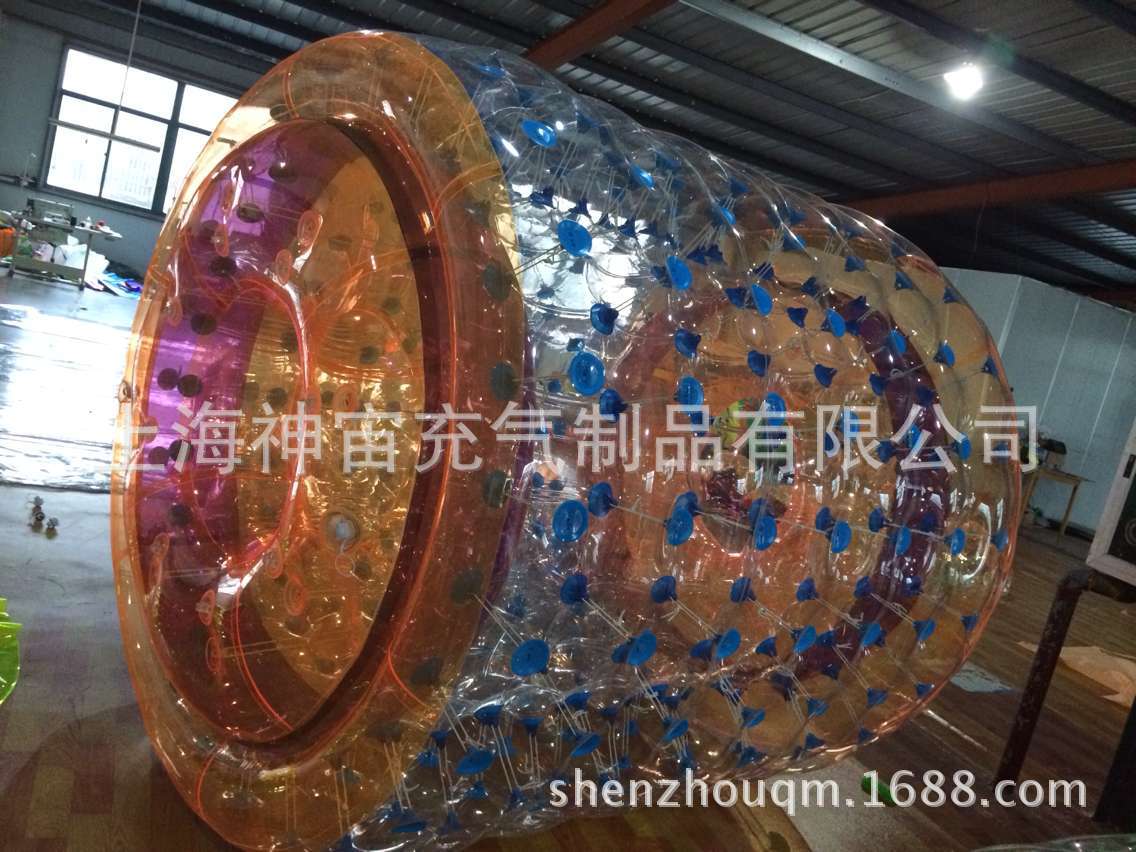 水上滚筒厂家现货充气水上步行球水上悠波球夜光悠波球水上球