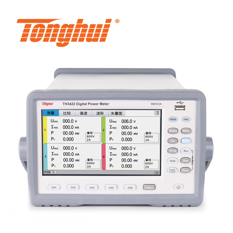 同惠 多通道数字功率计 TH3411/21/22  电参数测试仪 交直流功率