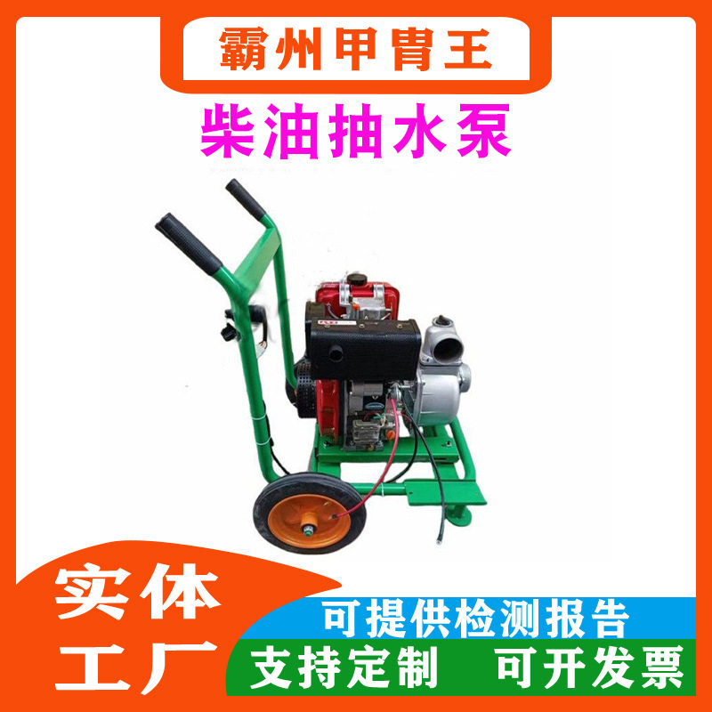 推车式大流量排涝抽水泵