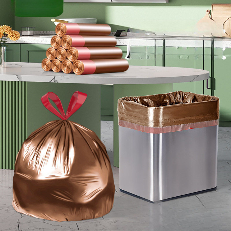 垃圾袋大号60x70家用加厚手提式实惠装拉抽绳式清洁袋厨房塑料袋