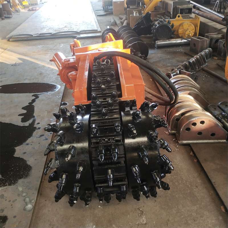 钢筋混凝土液压开槽机无盲区链条铣挖机公路煤矿隧道开采机