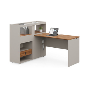 1.6米 高柜班台桌转角主管经理桌侧柜办公桌职员电脑台边柜财务桌