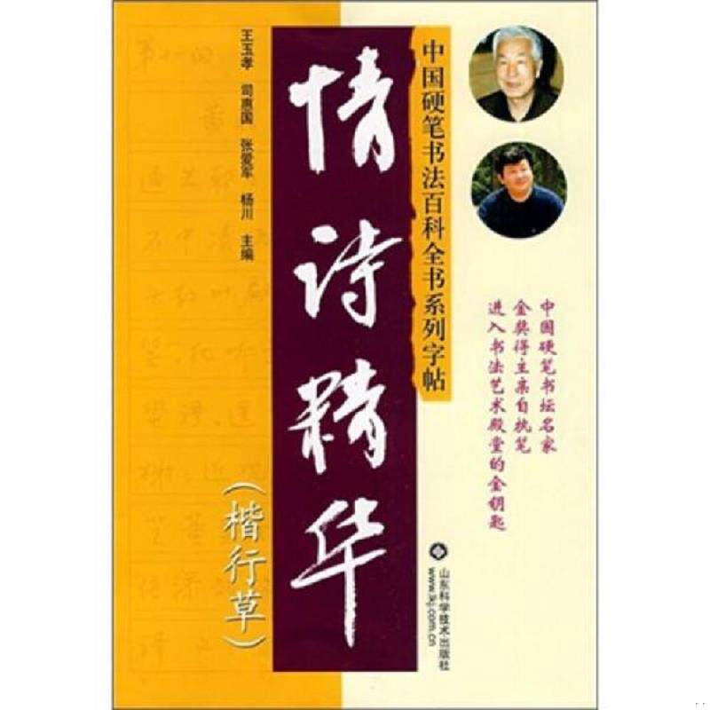 正版速发9787533151799 中国硬笔书法百科全书系到字帖：情诗精华（楷行草）。（中国硬笔书坛名家,金奖得主亲自执笔,进入书法艺术