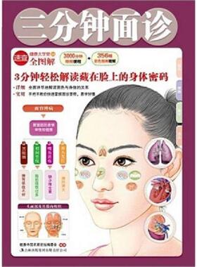 正版速发9787546333212 三分钟面诊H40192 健康中国名家论坛编委会编著 吉林出版集团有限责任公司