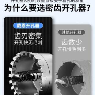 硬质钨钢合金头不锈钢开孔器铁皮钢板打孔密齿金属多齿钻头专用25