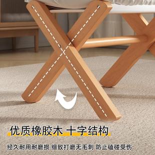 實木腳踏腳凳家用折疊凳客廳沙發腳托辦公室午休墊腳凳工位擱腳凳
