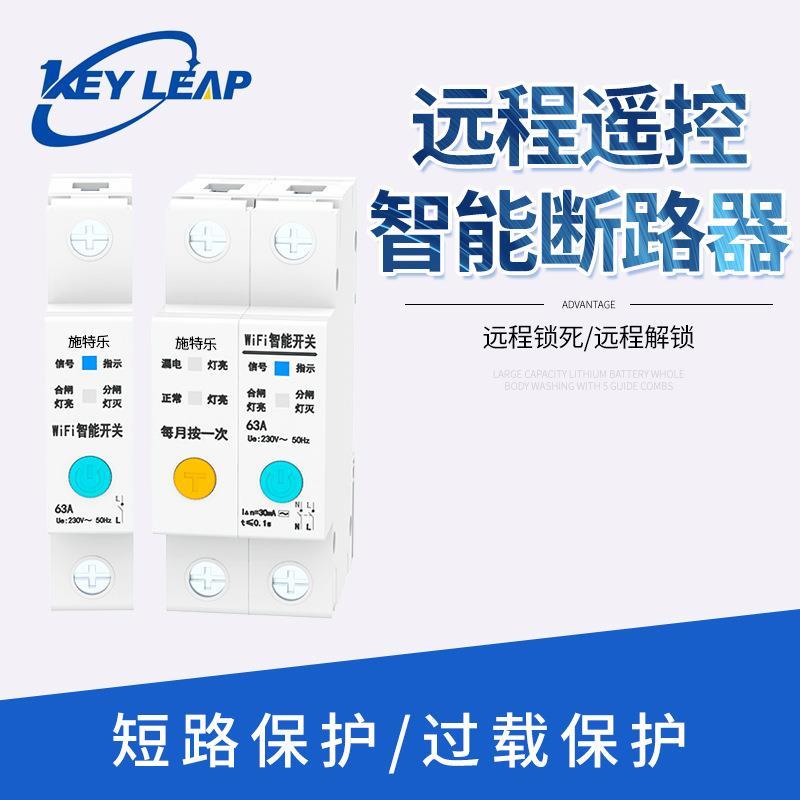 小型WIFI开关智能漏电保护器采集手机远程控制开关空开断路器