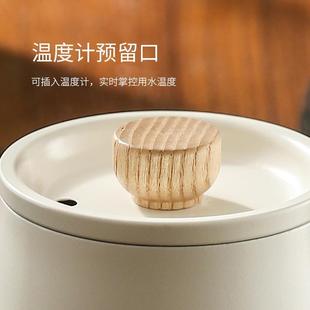 家用木柄挂耳咖啡壶可明火细口长嘴壶 咖啡手冲壶304不锈钢滴漏式