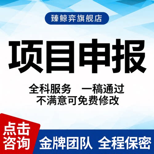 医学护理标书省市国自然科研新技术课题项目申报申请书PPT代制作