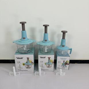 拍拍乐绞肉机 绞菜器蒜泥器手动绞菜机手压式料理机绞馅器打蛋器