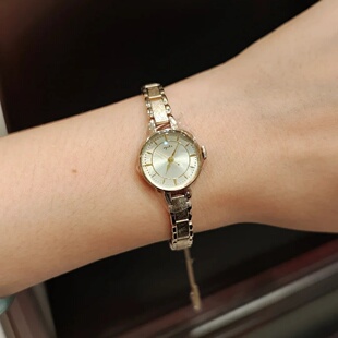 日本agete手表女vintage小巧细带圆盘日系复古高级感石英表礼物