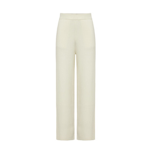 JZEF094 设计师款 觉织Sensiyarn全羊绒条纹长裤 时尚