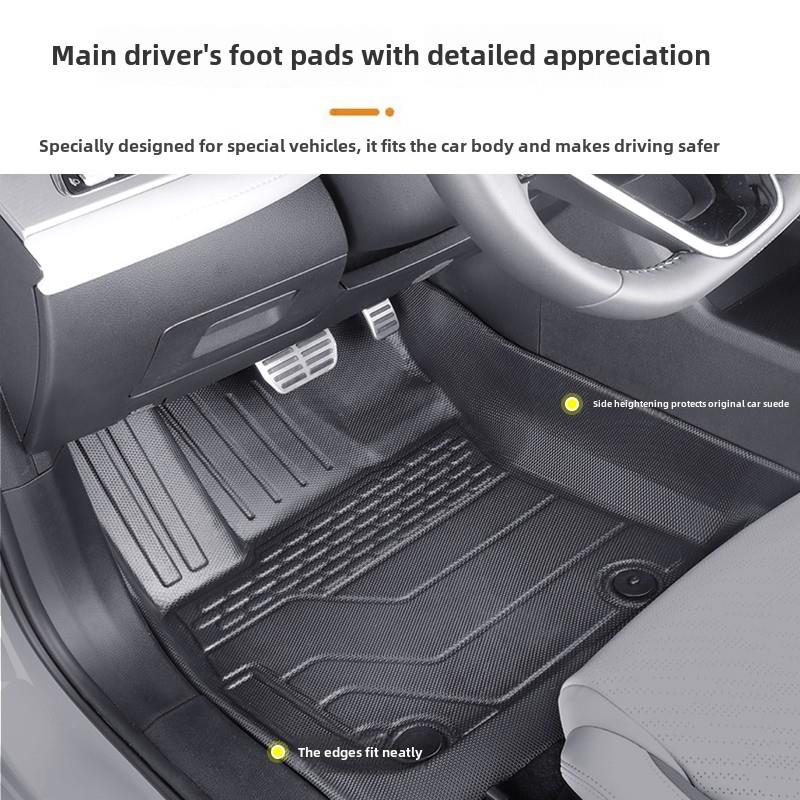 2023款江西五十铃DMAX汽车脚垫皮卡车专用d-max全包围tpe全包地垫