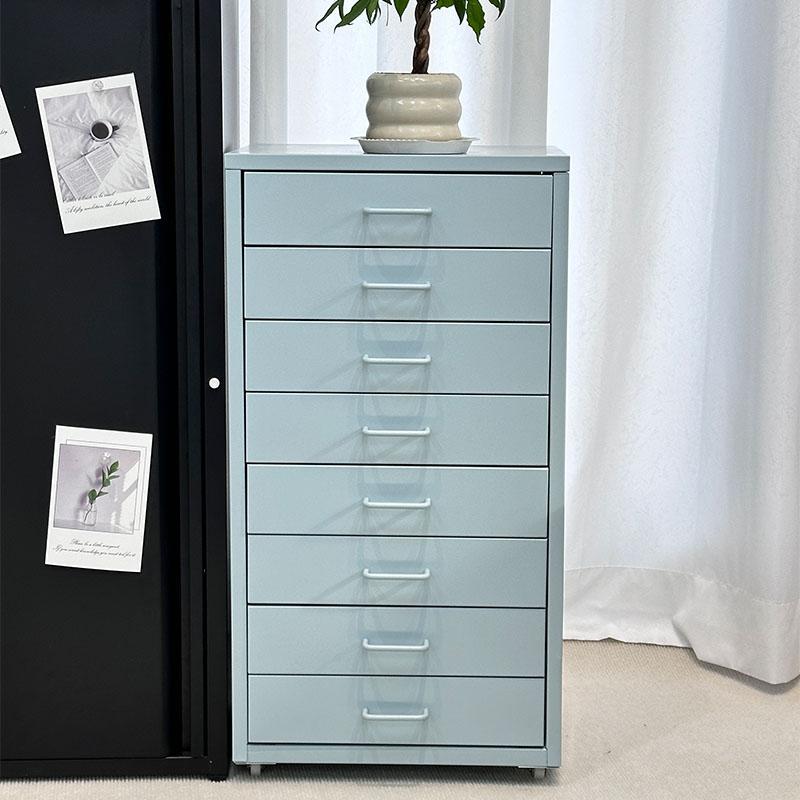 24年新品格林多抽柜多层分类夹缝抽屉式收纳35CM铁艺床头储物柜子