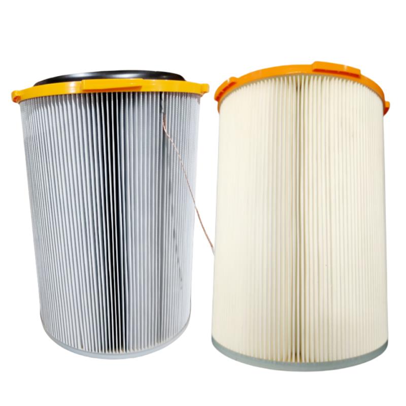 除尘滤芯聚酯纤维除尘滤筒打磨车间工业粉尘吸尘器脉冲集尘器滤芯